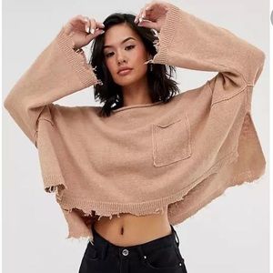 New!! Free People Prism Sweater - Peach